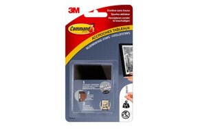 3M COMMAND PICTURE HANGING STRIPS BLACK
